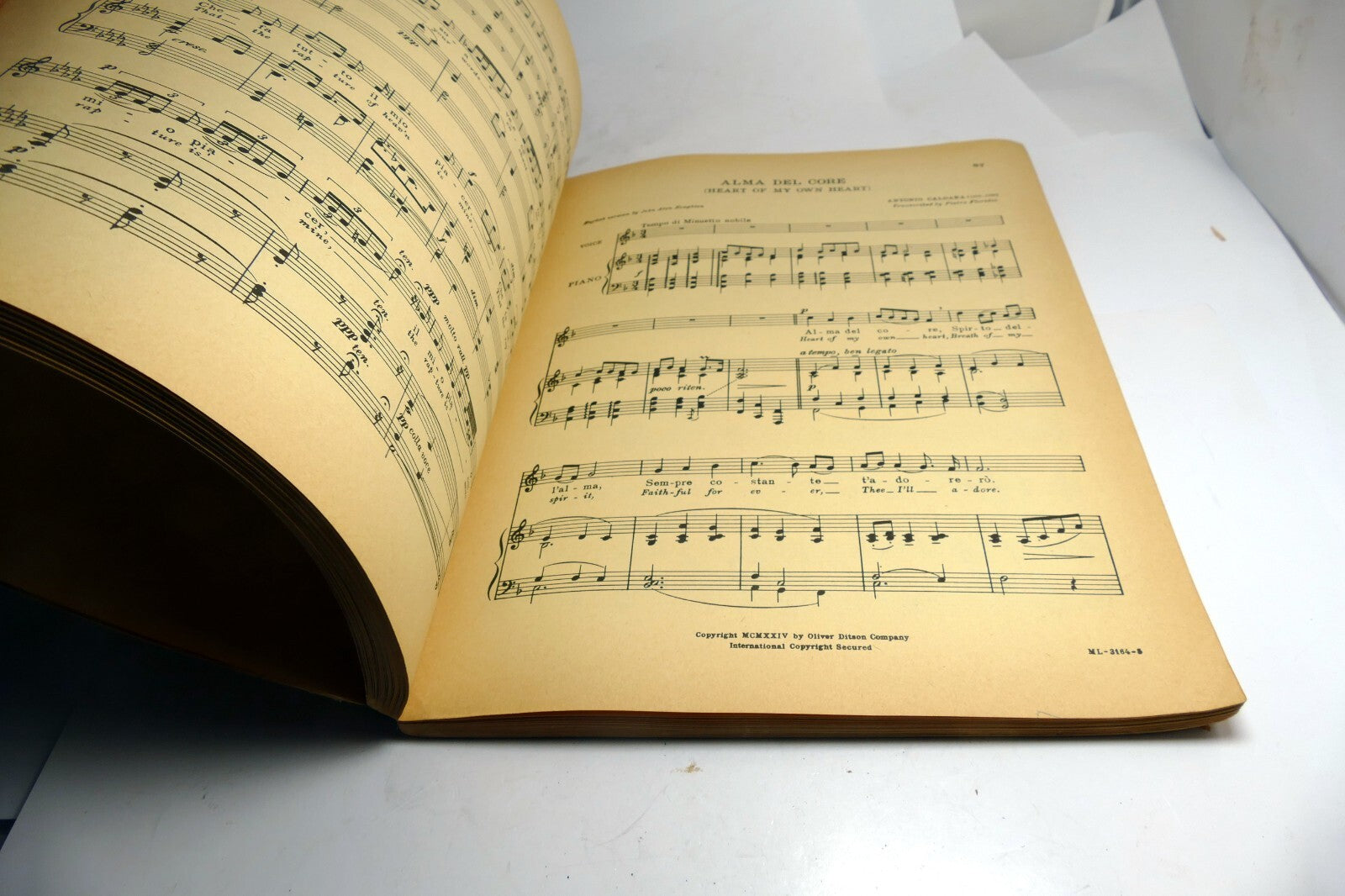 Early Italian Songs & Airs Vol 2 For Low Voice Songbook 1924 Supriani Provenzale
