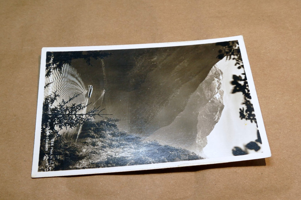 Lake Konigssee with the Falkenstein  postcard 1930's - unposted