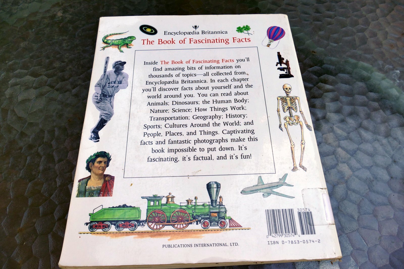 The Book of Fascinating Facts Encyclopedia Britannica  1992 paperback for kids