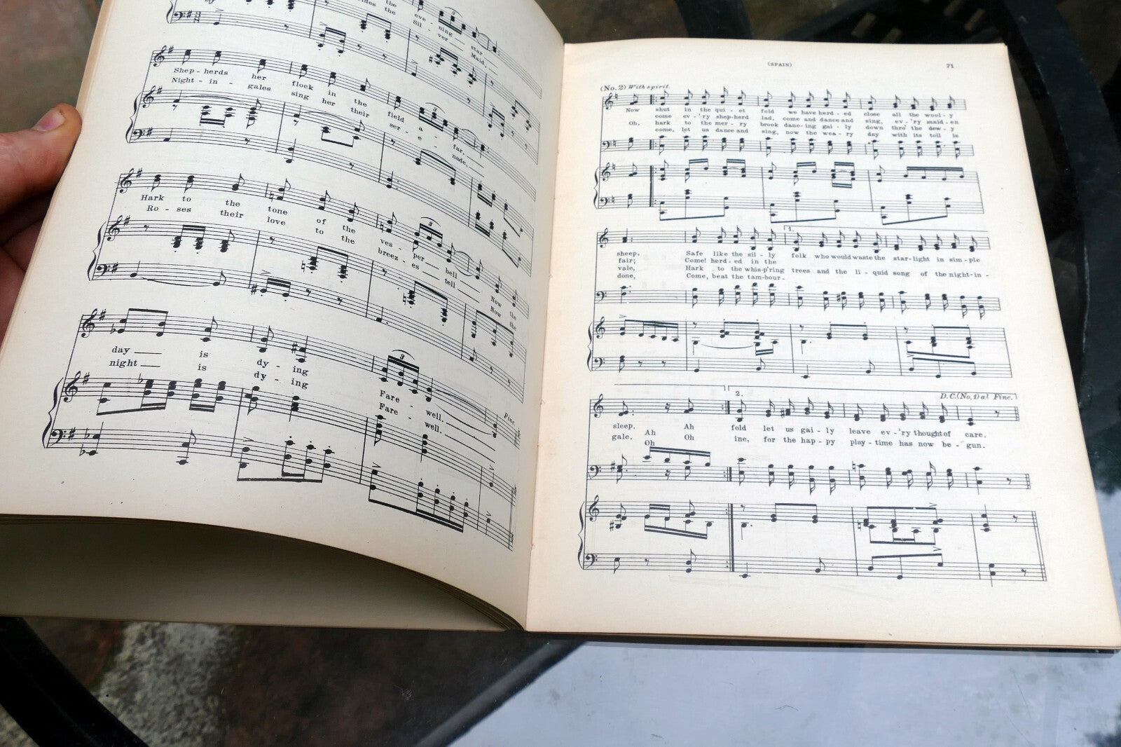 1910 LAUREL One Hundred Folk-Songs Sheet music Gilbert Birchard & co. Boston