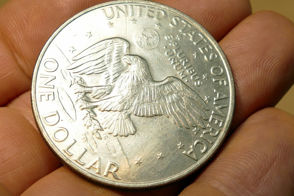 1972-D EISENHOWER DOLLAR COIN  CIRCULATED Pack of 2 lot of two