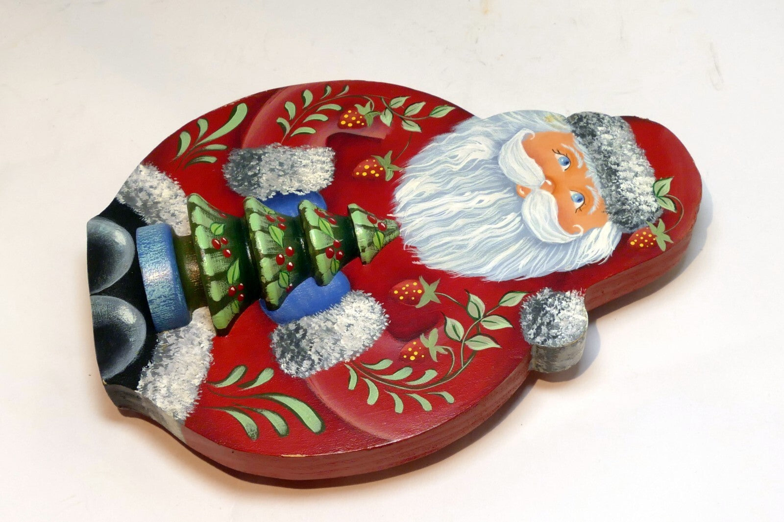 Santa claus cookie jar lid santa claus christmas holiday cap 9.5cm 3.8 inch