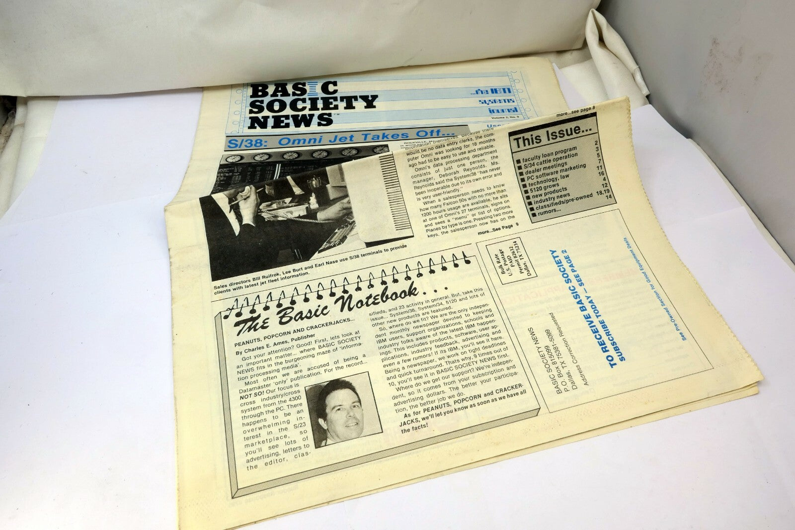 1983 IBM Systems Journal basic society news paper "M Krieger dumped the dump"