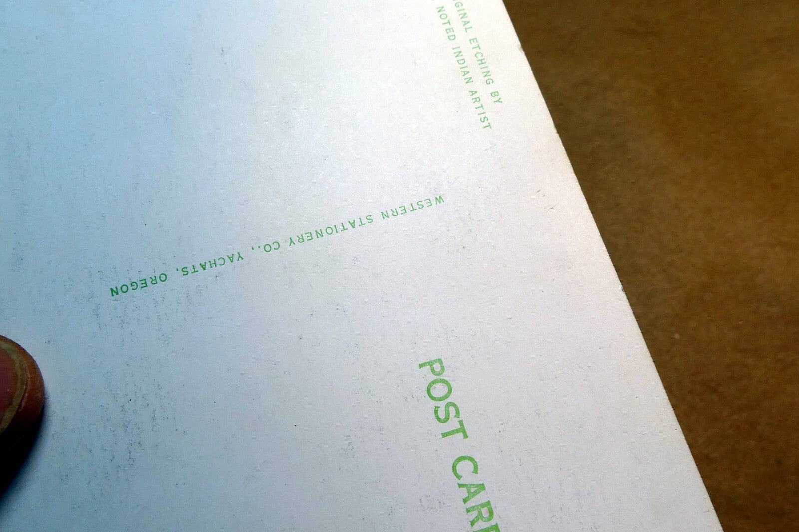 c1940's "I'm Just Taking it Easy" (William Standing) Humor Comic Postcard 