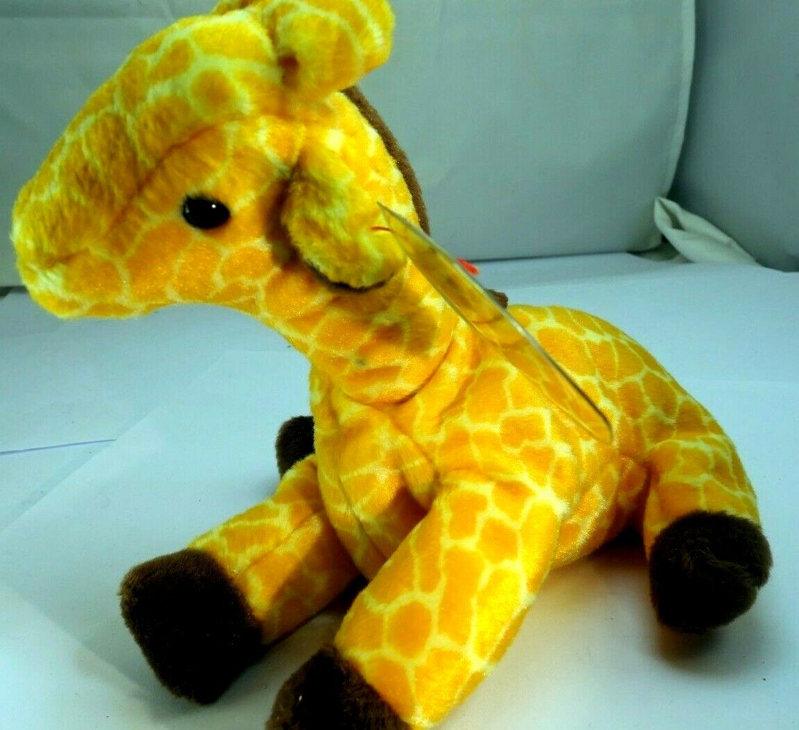 Ty beanie baby twigs 5 19 1995 style 4068 giraffe with errors