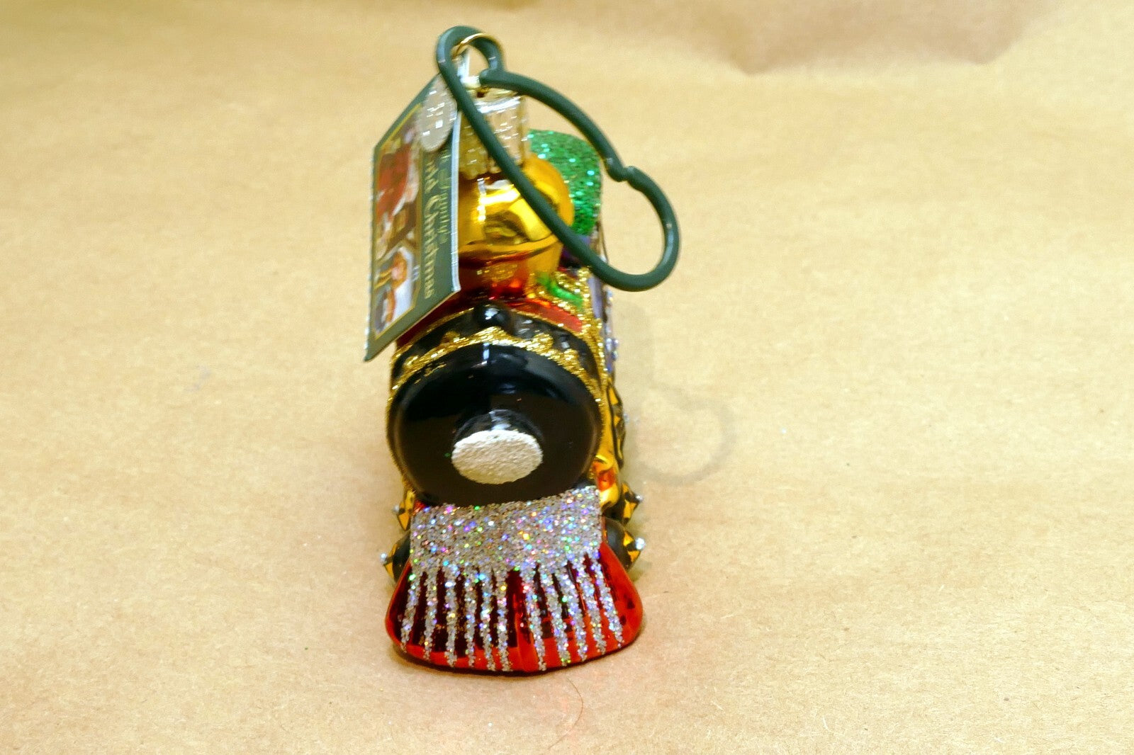 Merck Old World Christmas Ornament Train Engine Locomotive - mint