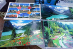 12X17" Moraine Lake Poster print lot of 8 Loise Paris Maligne Canada landscape