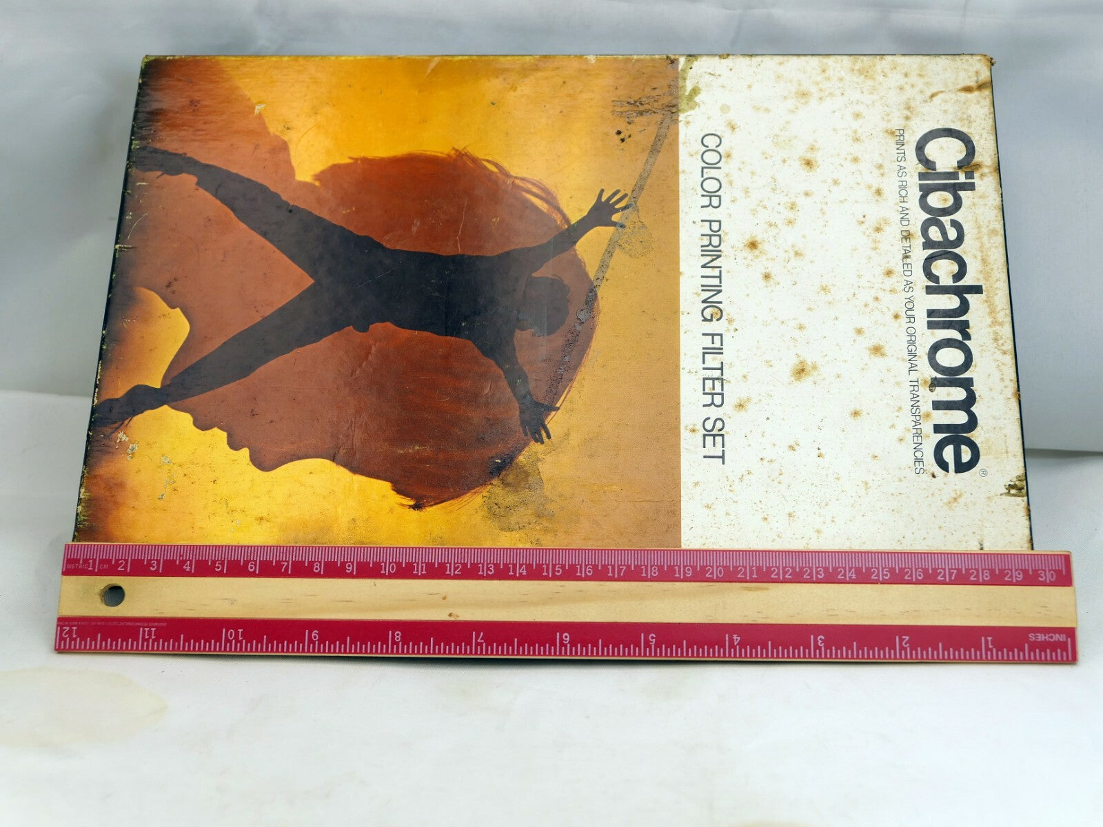 Empty Box for Ilford Cibachrome  Filter Gelatin set 12X7X1.5"