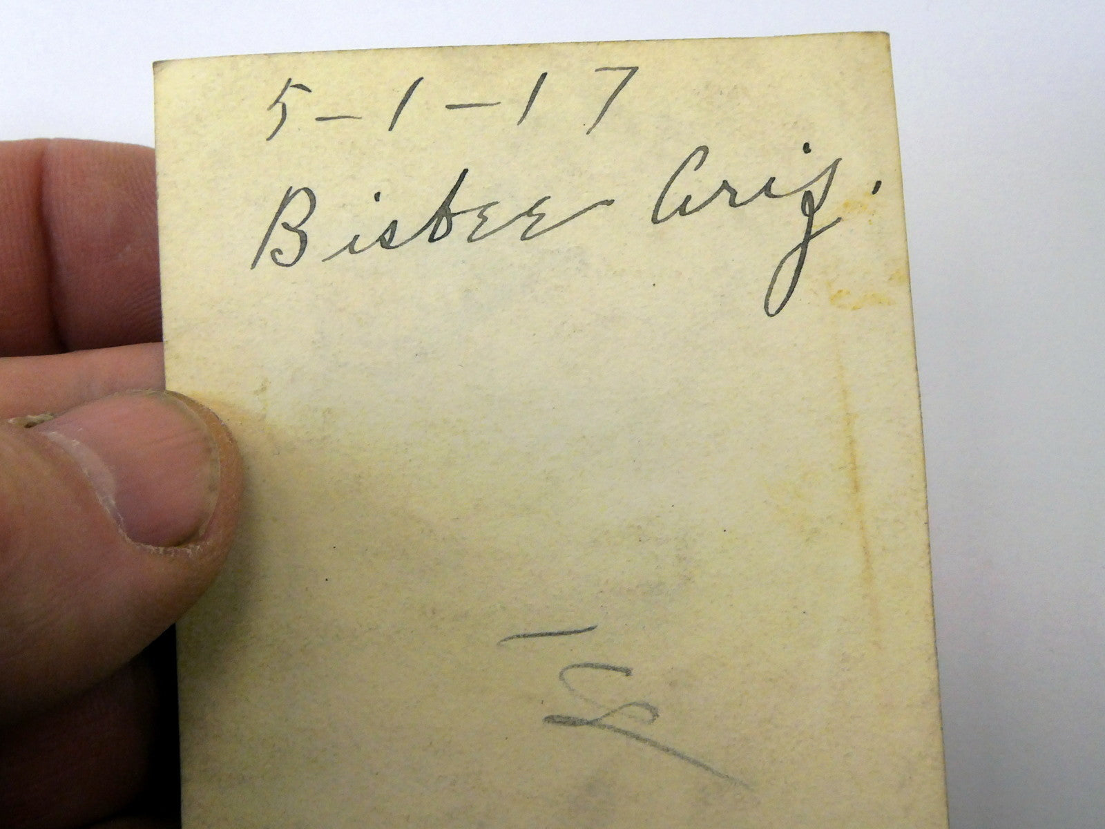 Picture of Two Gentleman Truck VINTAGE ANTIQUE Photograph 2X3" 1917 California