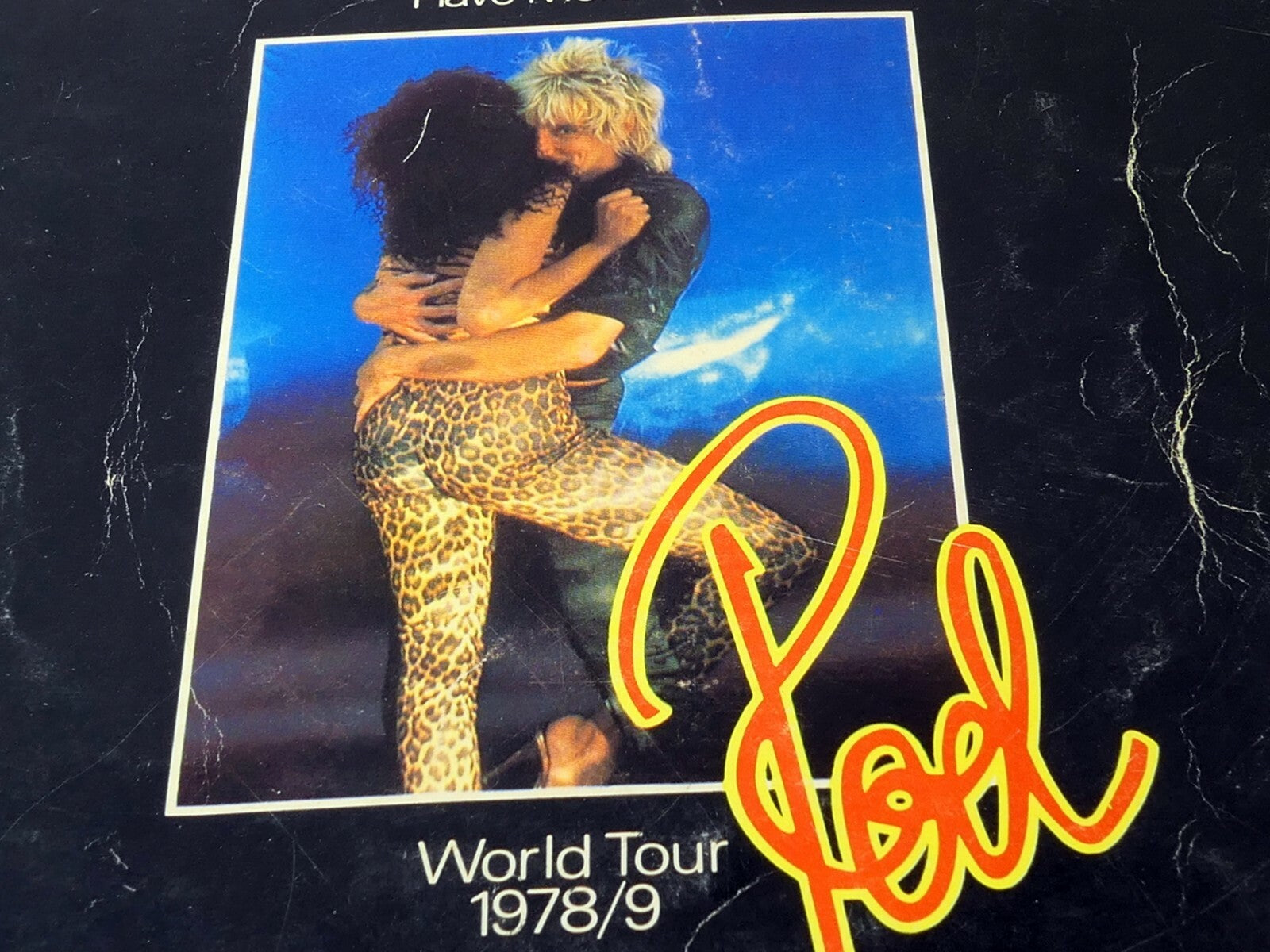 Rod stewart "blondes have more fun" world tour 1978/9 program