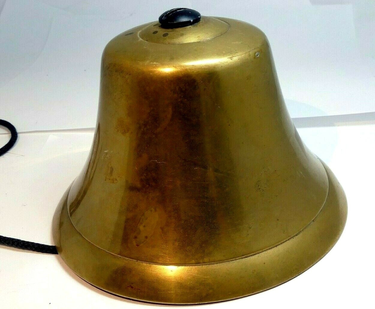 4" solid brass doorbell hanging entry wall decor vintage missing handle