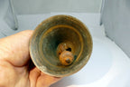 3" Solid Brass hand held School Diner with wooden handle 
