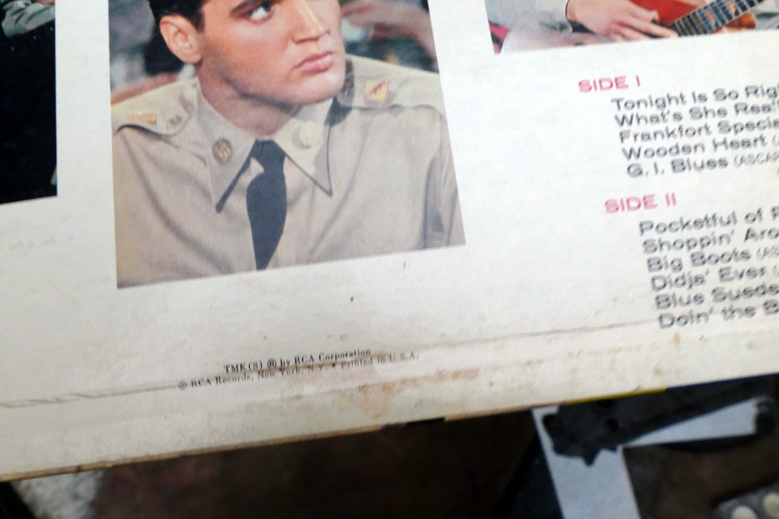 1980 Elvis Presley  – G. I. Blues AFL1-2256  RCA Best Buy - ALBUM ART COVER ONLY