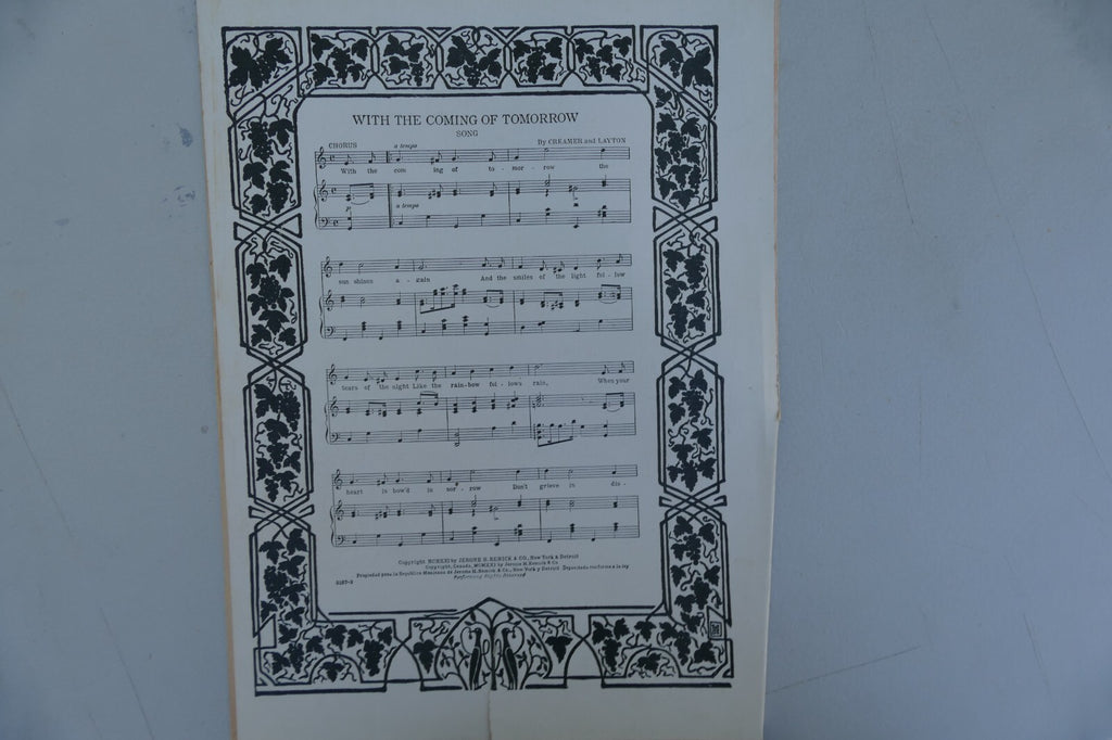 Just like a Gipsy 1919 by Seymour B. Simons, Nora Byes Jerome H. Remick and Co.