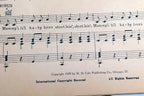 Modern Library Favorite Songs Book No 1 Sheet Music 1939 Cole Publishing Chicago