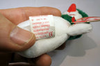 TY Jingle Beanies "Snowgirl " 2002 tag date New Christmas  