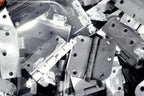 Old cabinet hinge 11x14" black & white picture photo san francisco usa