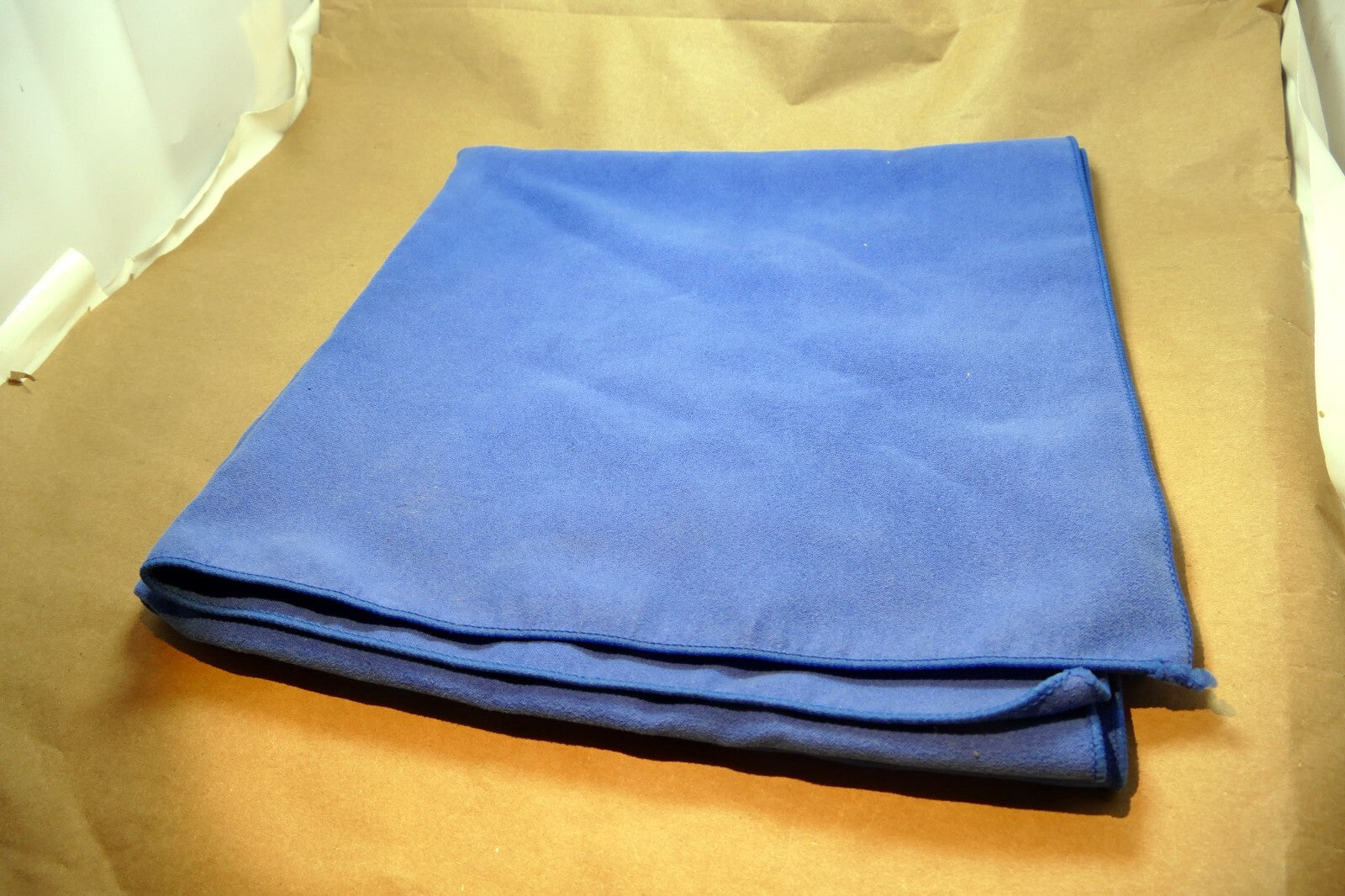 2X4 feet Satin Napkins Blue 24X48" Audimas
