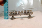 925 Sterling Menorah Judaica Silver Candle Chanukah Yemenite ornate 100gr