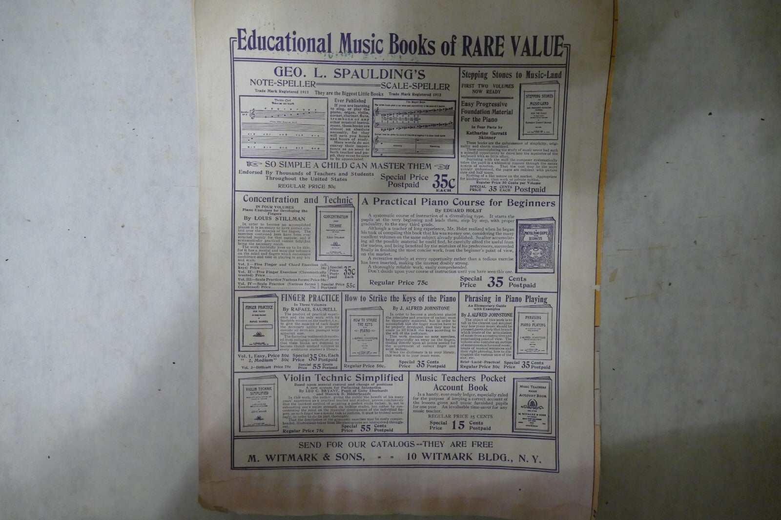 School Comrades March, 1909, by H. Engelmann, M. Witmark and Sons