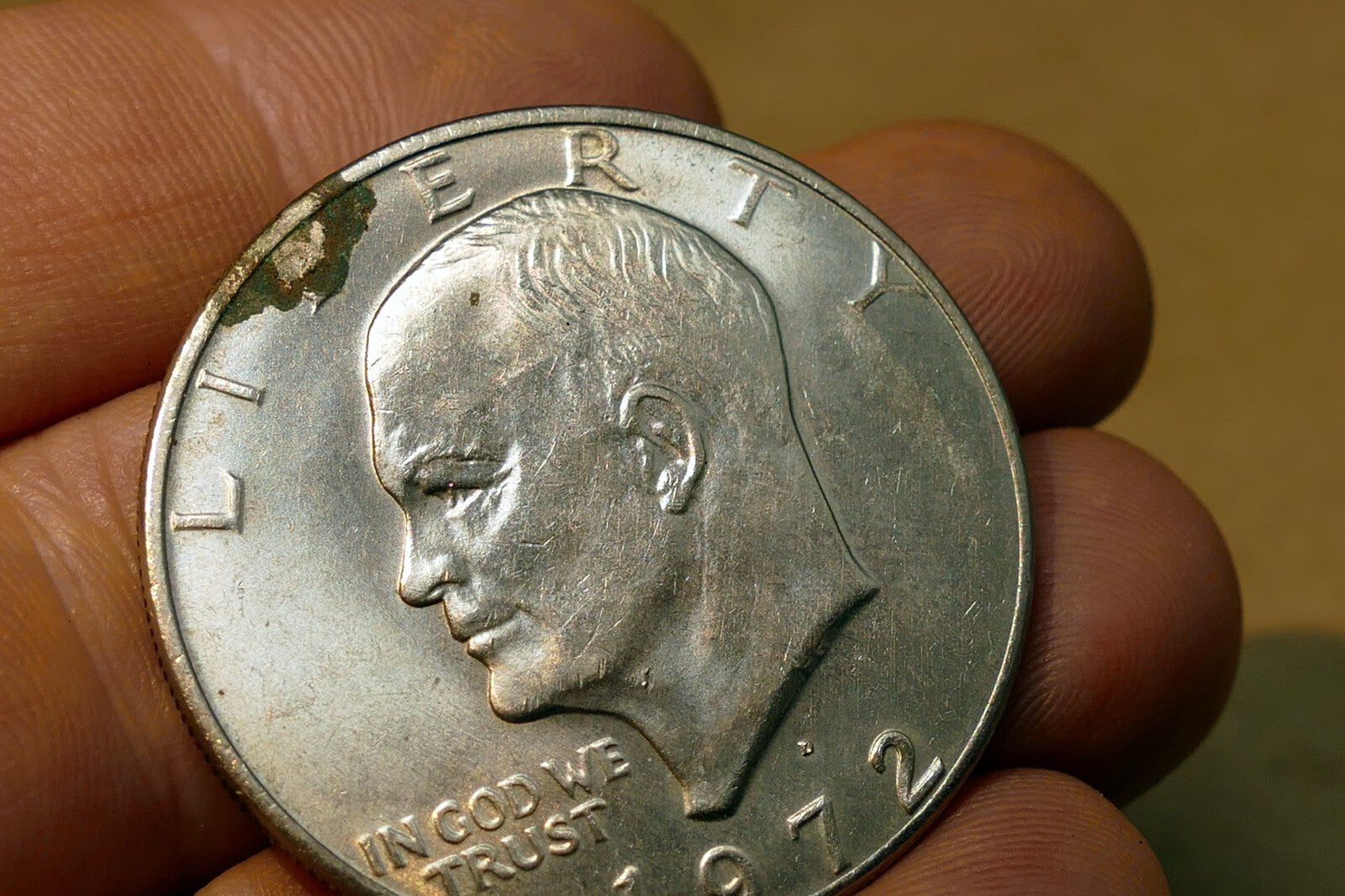 1972-D EISENHOWER DOLLAR COIN  CIRCULATED Pack of 2 lot of two