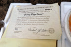 NORMAN ROCKWELL Scotty Plays Santa Plate 1980 Christmas Knowles COA