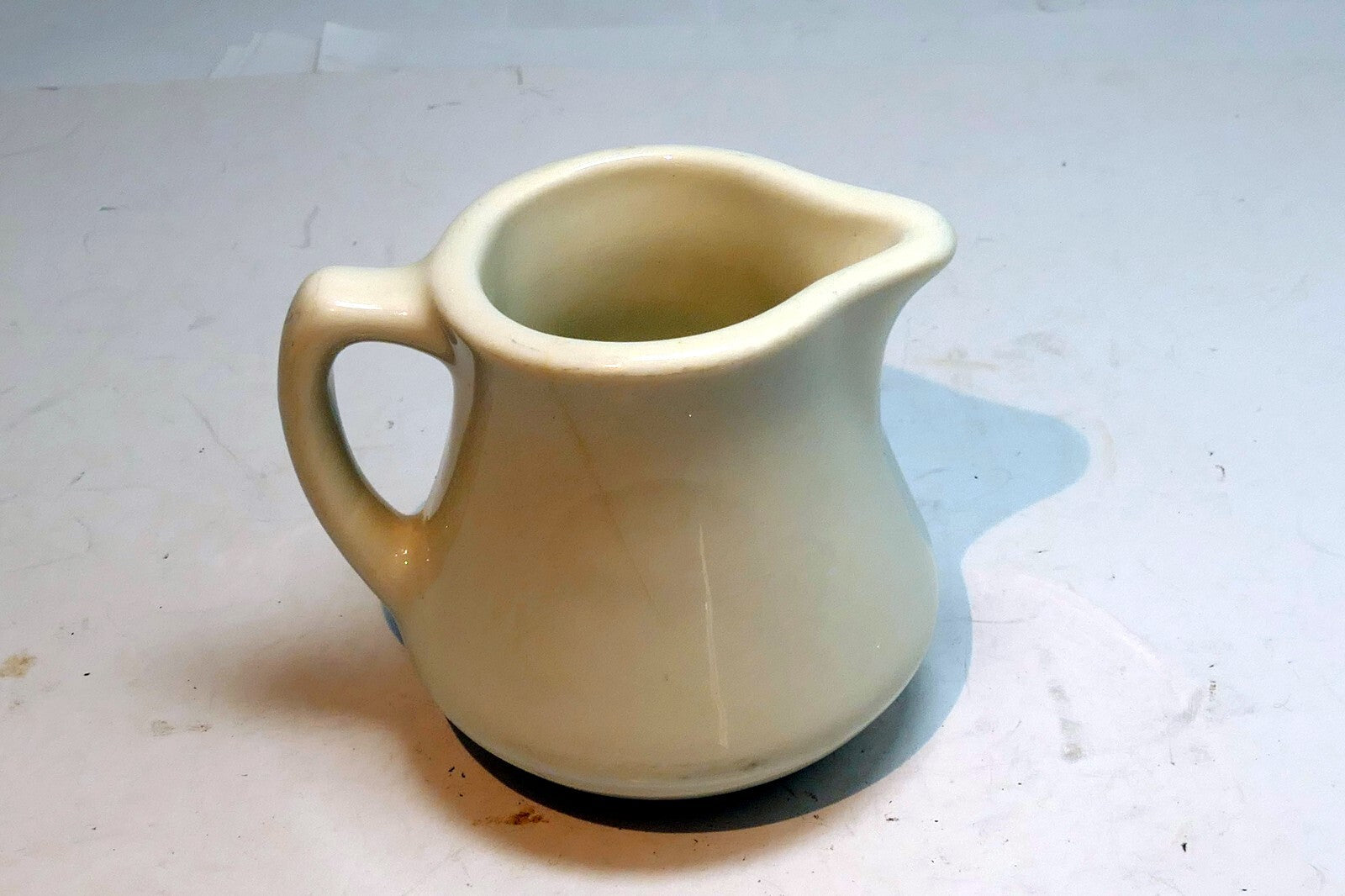 Bailey Walker Vitrified China Pottery Water Milk Pitcher   Bedford Oh small 3"