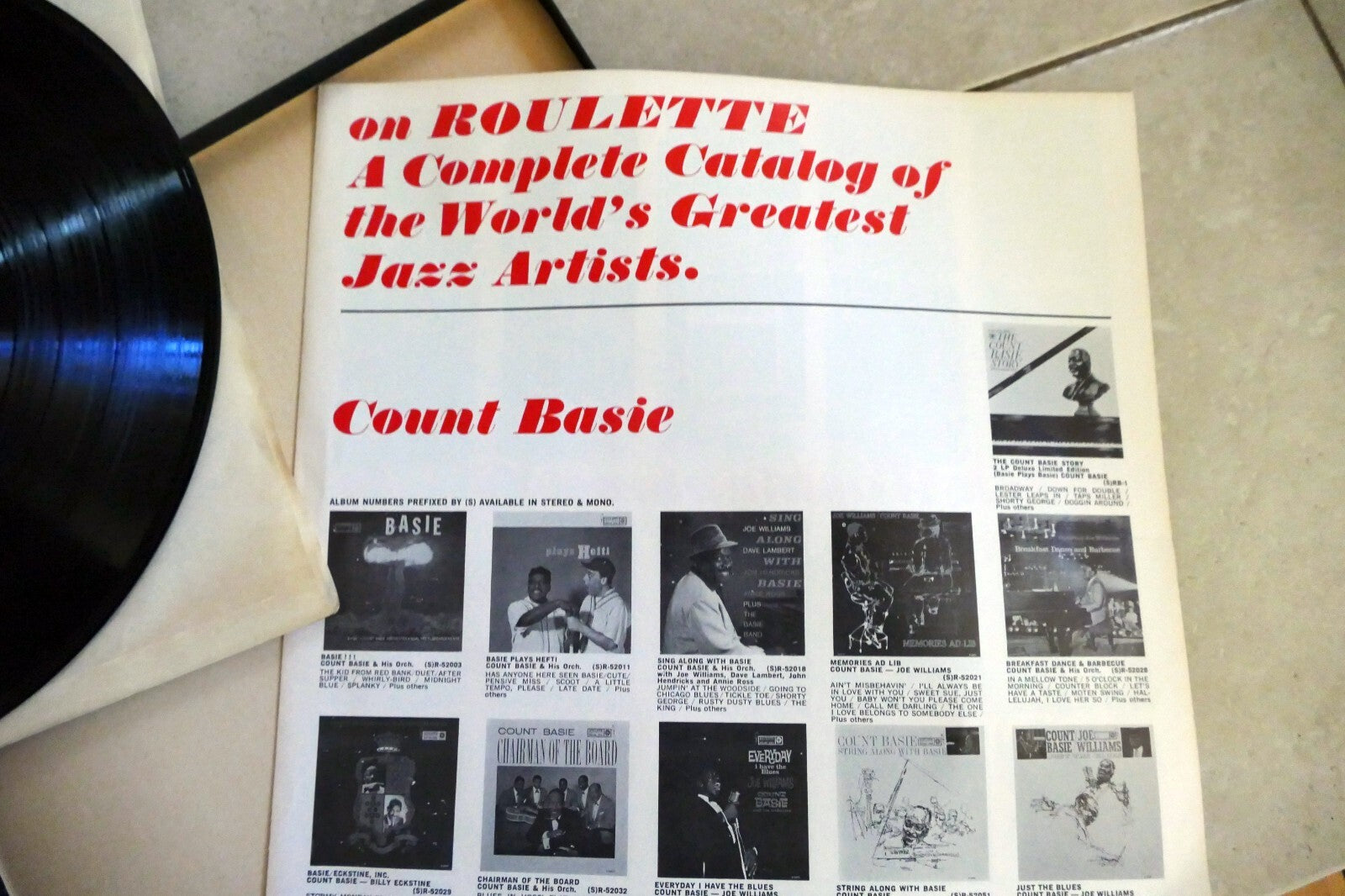COUNT BASIE The Count Basie Years 2 LP Box Set Roulette SK-102 JAZZ 1966 33RPM