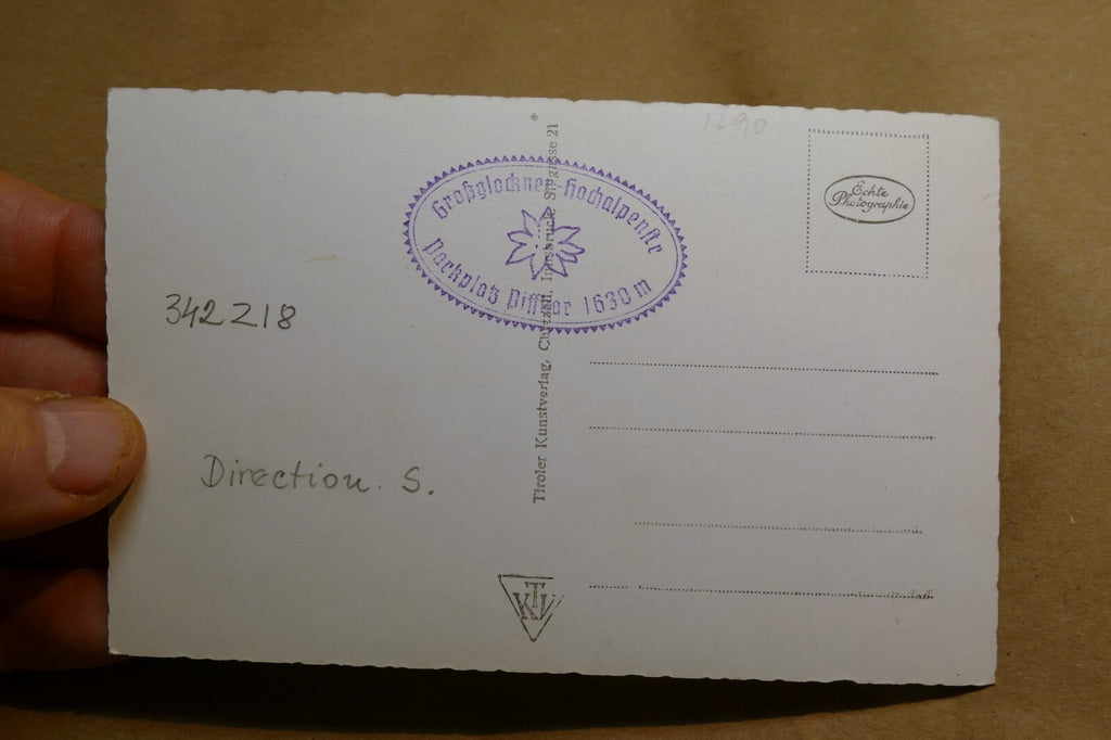 Grossglockner mit Brennkogel Alpine Road postcard Austria - unposted