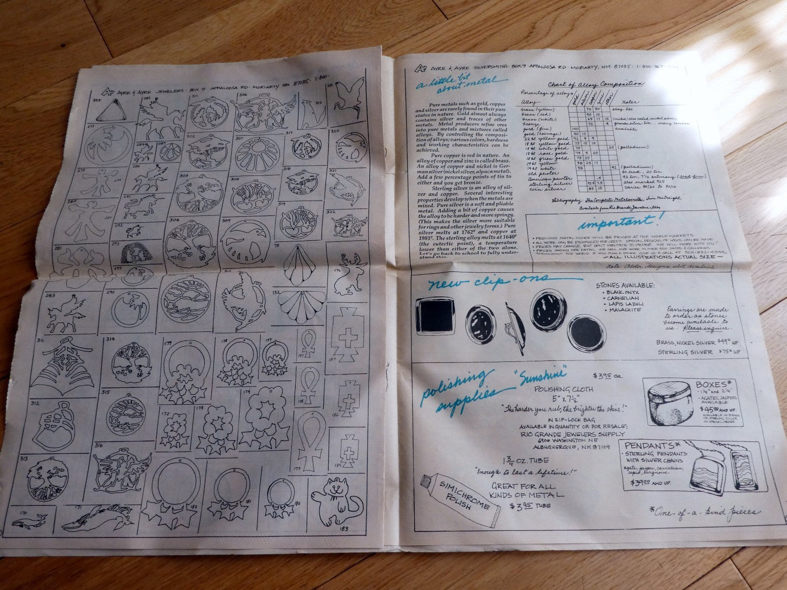 Ayre & Ayre Silversmiths Retail Mail order Catalog 1989 Sping/ Summer vintage