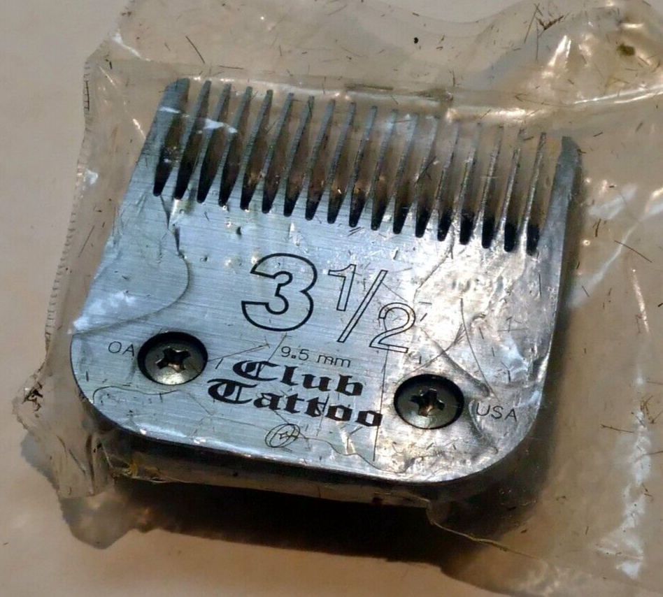 3 1/2 oster club tattoo collection blade for hair clipper