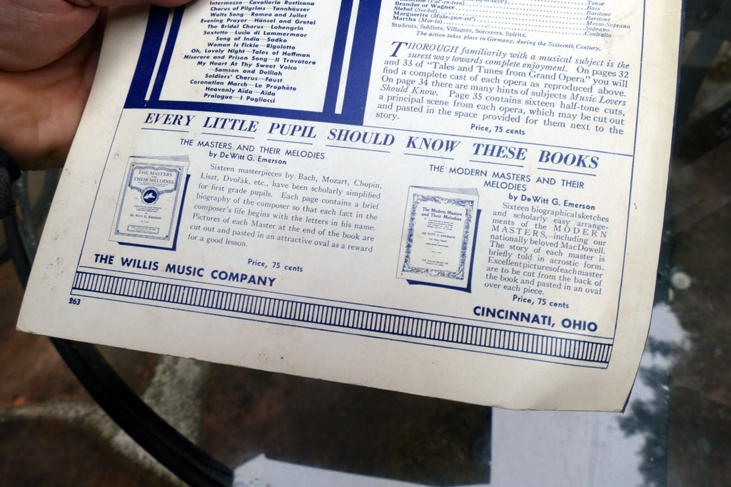 53 Whole world Loves Piano Solos Sheet music Willis Weber 5624 DIXIE LAND 1936