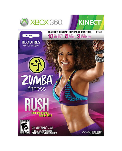 Kinect zumba fitness rush (for microsoft xbox 360, 2011)