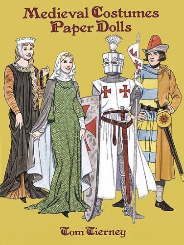 Dover Paper Dolls: Medieval Costumes Paper Dolls by Tom Tierney (1996, Paperback
