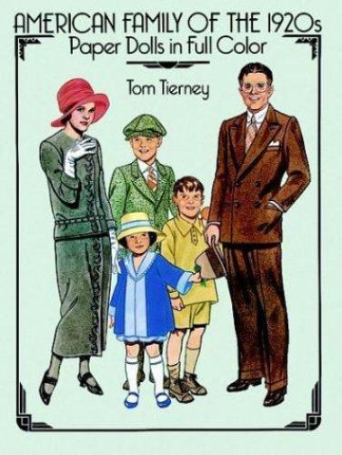 American Family of the 1920s Paper Dolls in Full Color by Tom Tierney (1989, Pap